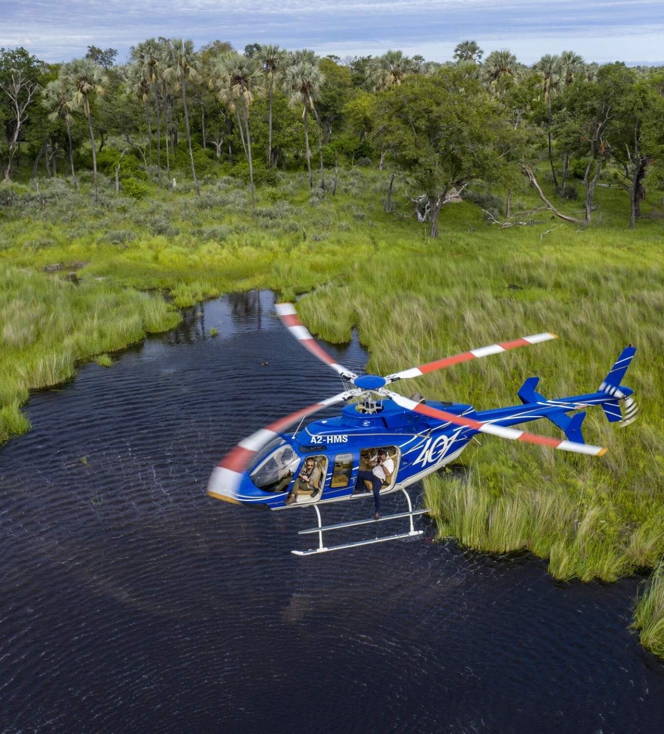 Tuludi Helicopter Flights Botswana