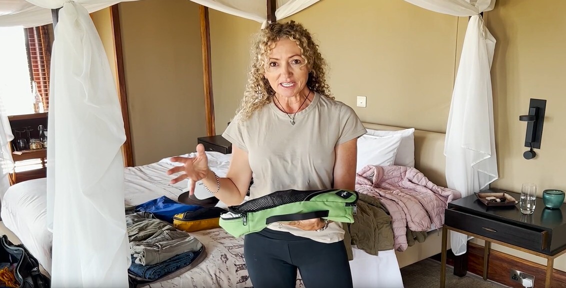Leora Packing for a Safari