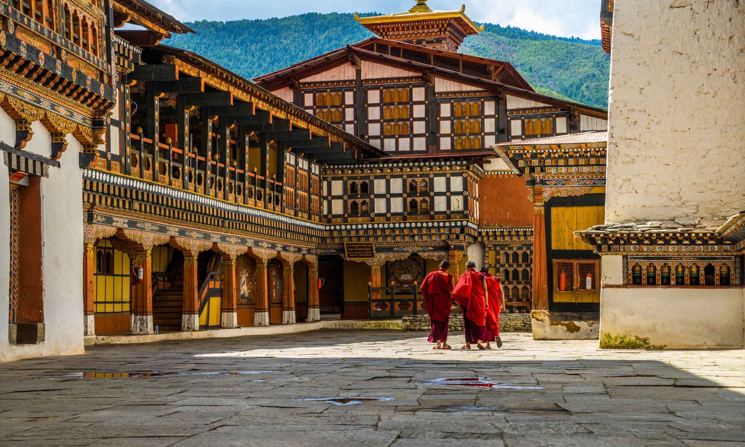 Monks Bhutan