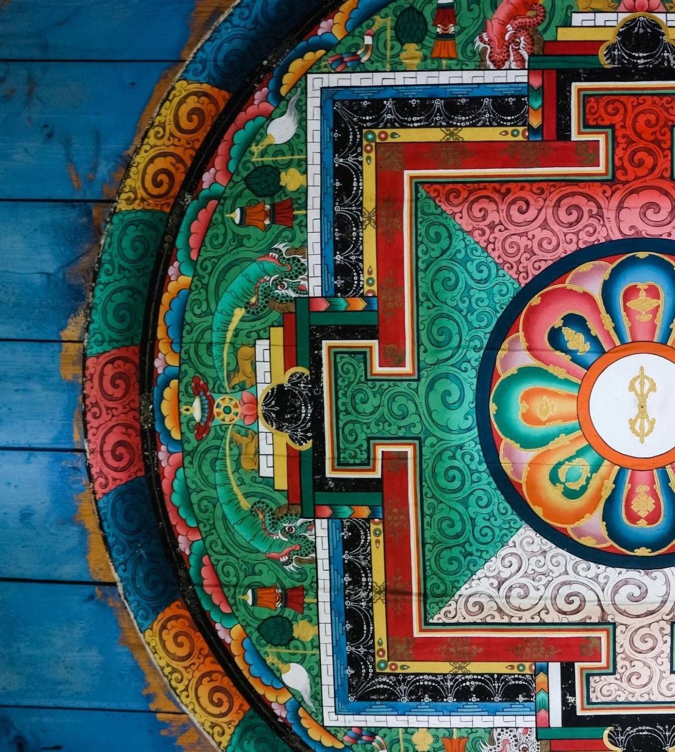 Temple Painting Bhutan